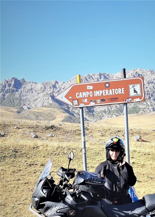 Honda Africa Twin Campo Imperatore  agosto 2020