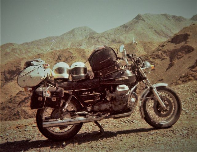 GUZZI 850 T Alto Atlante Marocco 1978